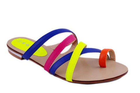Mix-color sandle